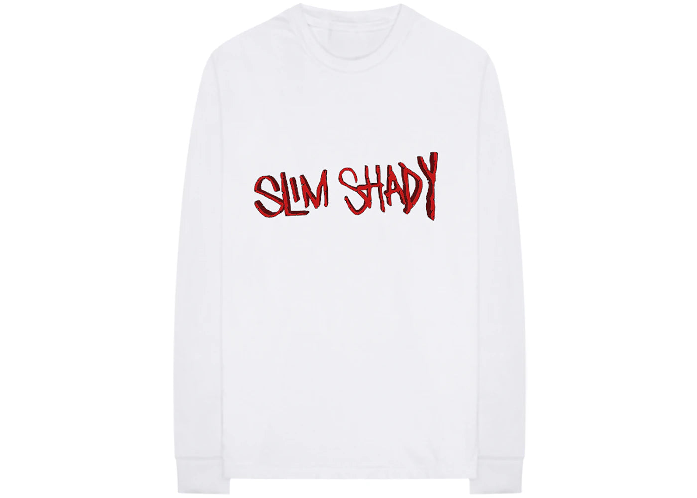 Millinsky x Eminem Concrete Middle Finger Longsleeve White