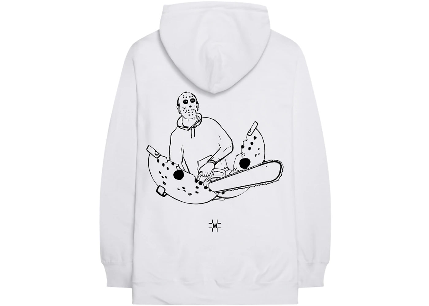 Millinsky x Eminem Mask + Saw Hoodie White