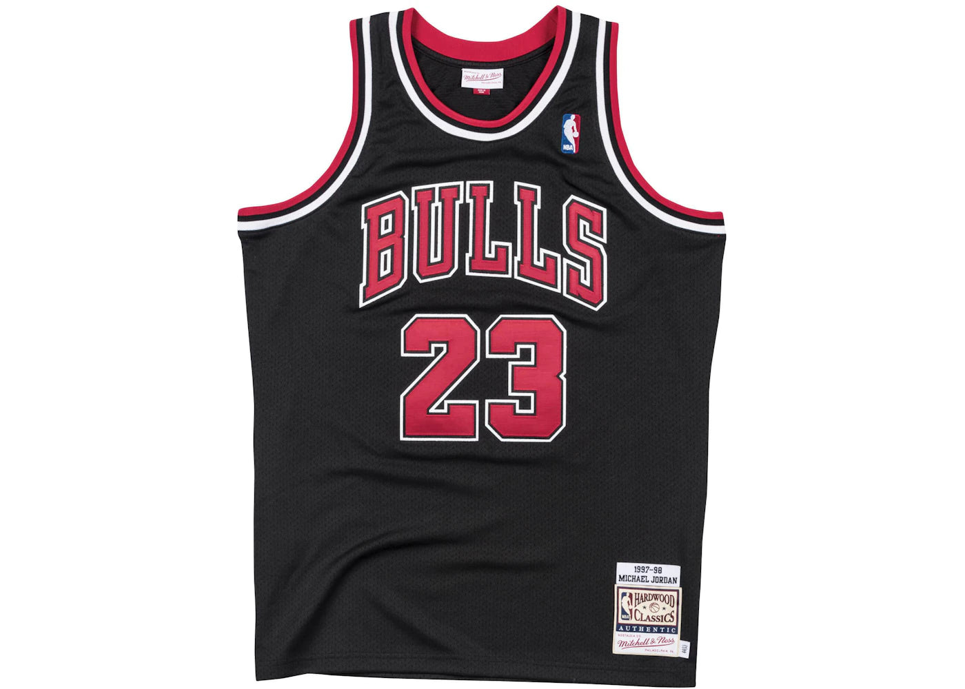 Mitchell & Ness Chicago Bulls Alternate 1997-98 Michael Jordan Authentic Jersey Black