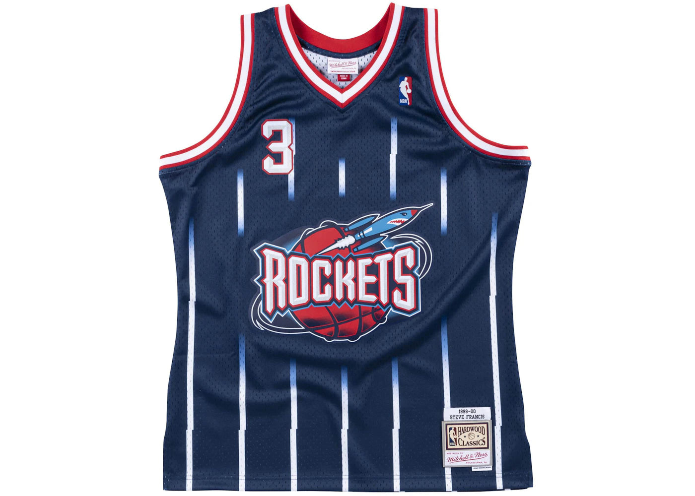Mitchell & Ness Houston Rockets 1999-00 Steve Francis Swingman Jersey Navy