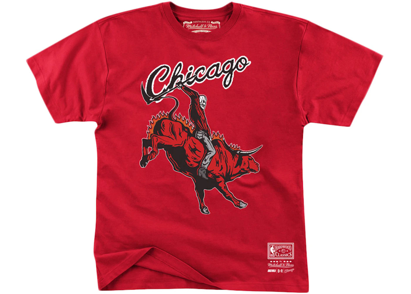 Mitchell & Ness Juice WRLD x Chicago Bulls T-shirt Red