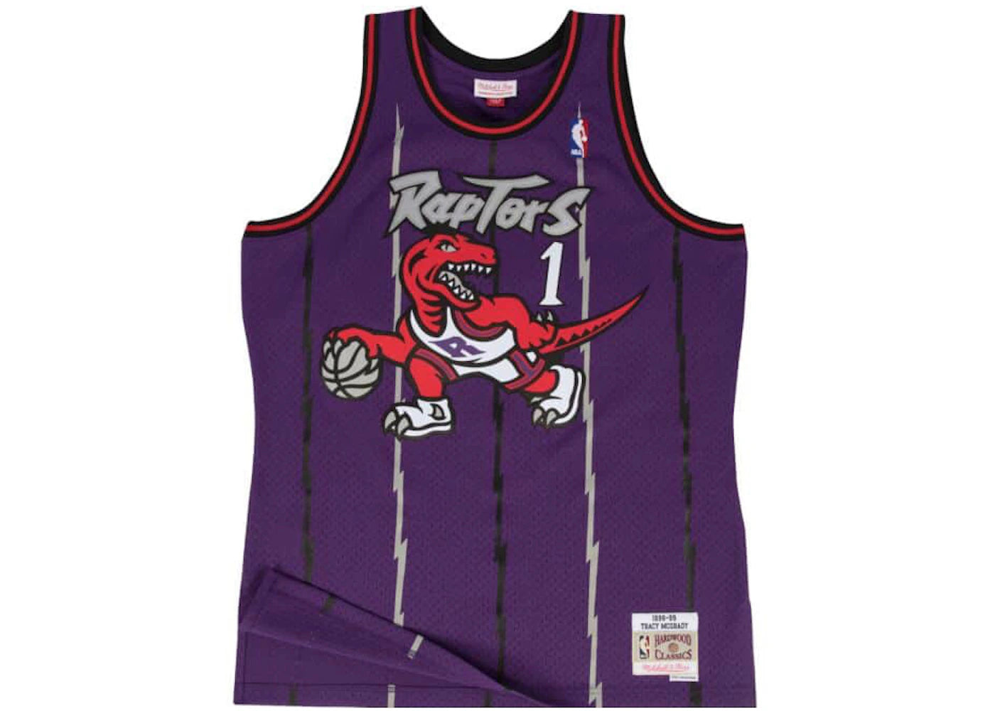 Mitchell & Ness Toronto Raptors Road 1998-99 Tracy Mcgrady Swingman Jersey Purple
