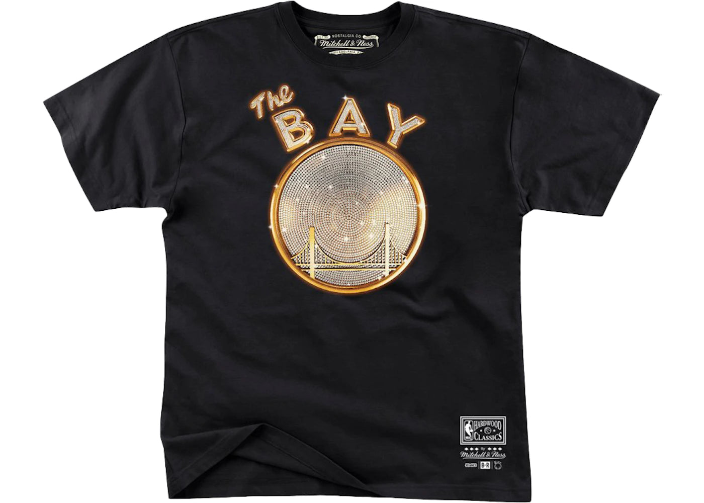 Mitchell & Ness x E-40 x Golden State Warriors T-Shirt Black