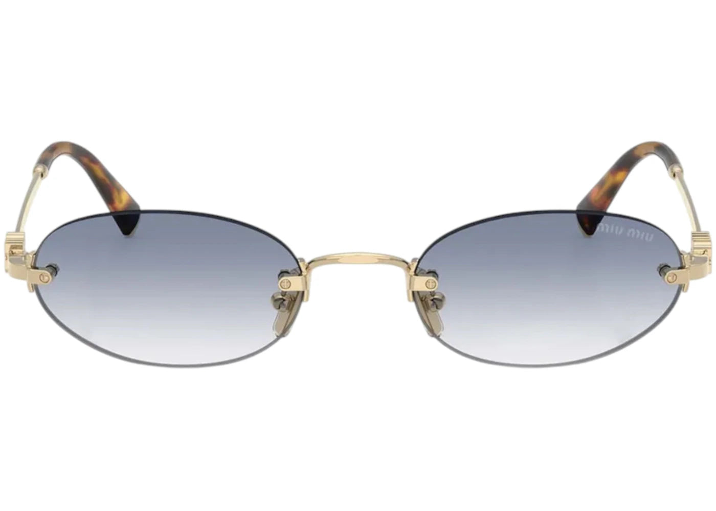 Miu Miu Logo Sunglasses Indigo (0MU A54S ZVN80O)