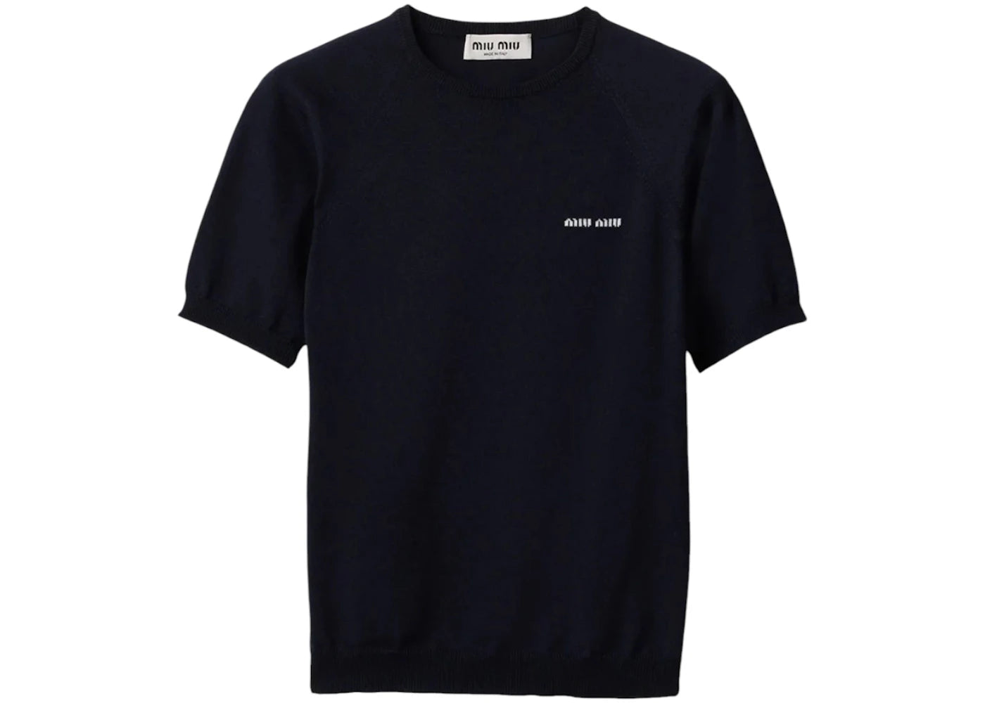 Miu Miu Wool Crewneck Sweater Bleu