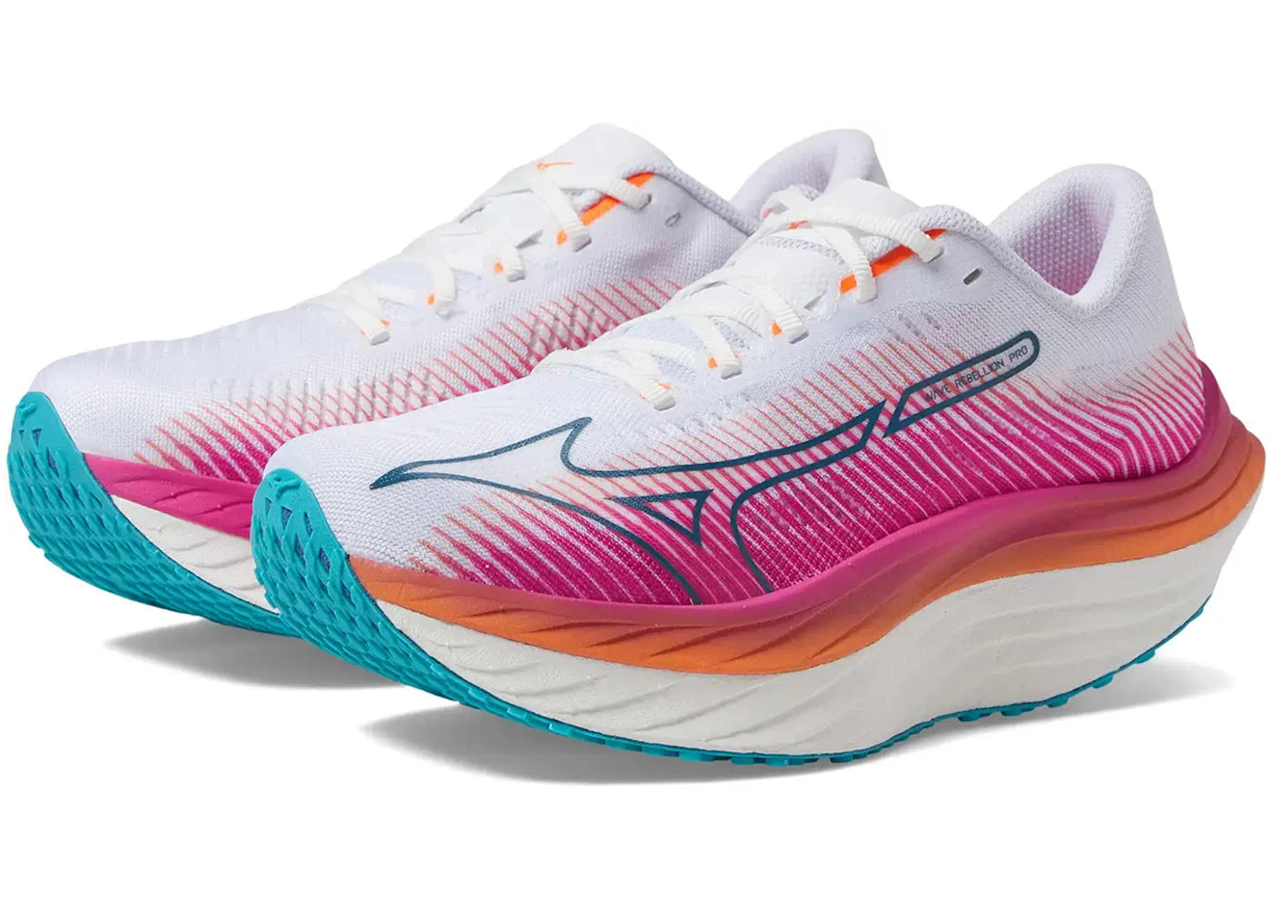 Mizuno Wave Rebellion Pro White Silver (Women's)