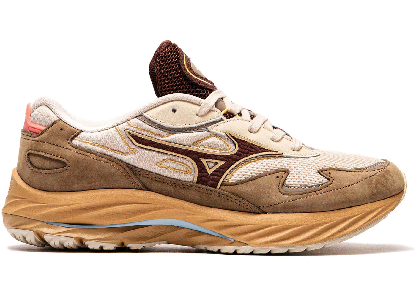 Mizuno Wave Rider Beta Premium Vintage Khaki Chicory Coffe Lantana