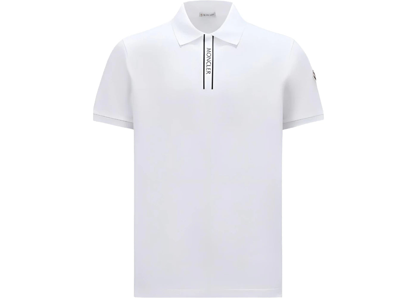 Moncler Logo Polo II Shirt White