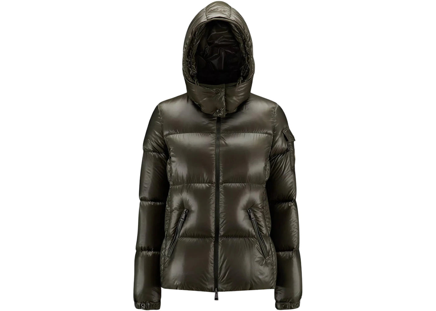 Moncler Women's Fourmine Short Down Jacket Green