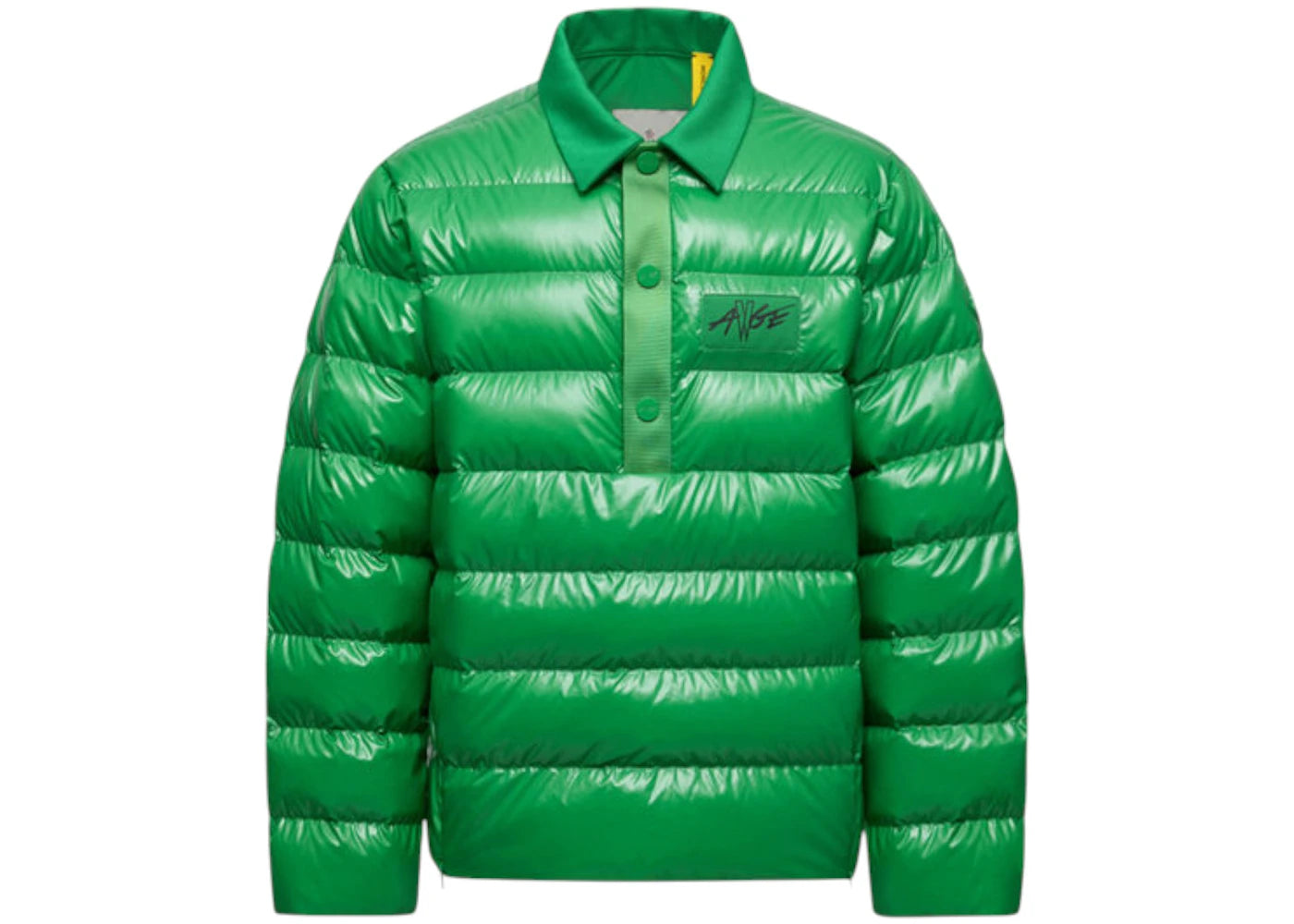 Moncler x A$AP Rocky Vardar Down Polo Shirt Jacket Bright Green