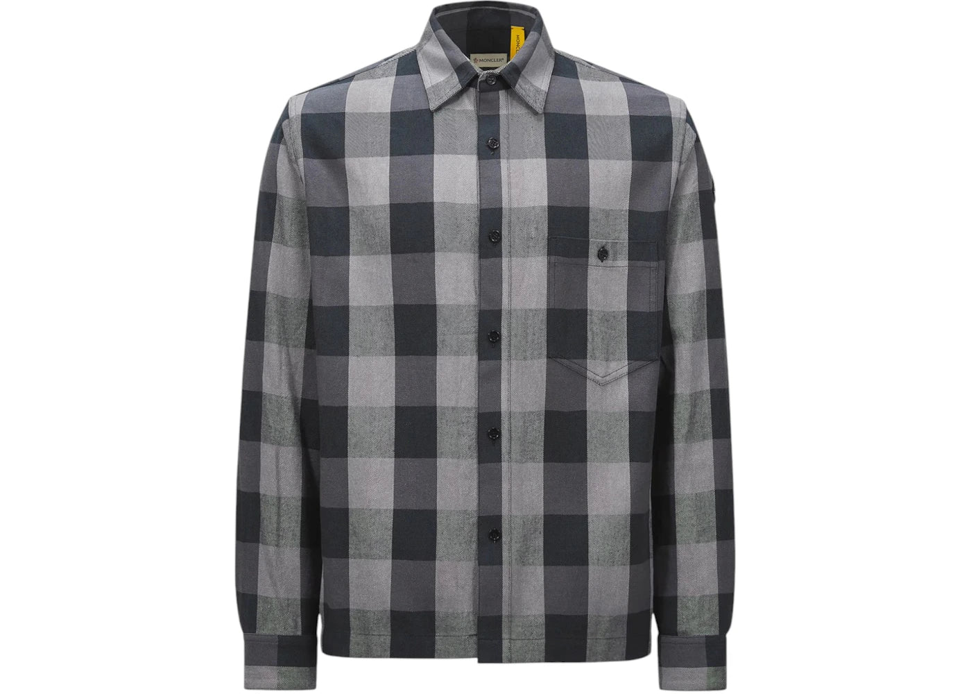 Moncler x Mercedes-Benz NIGO Plaid Cotton Shirt Black & Grey