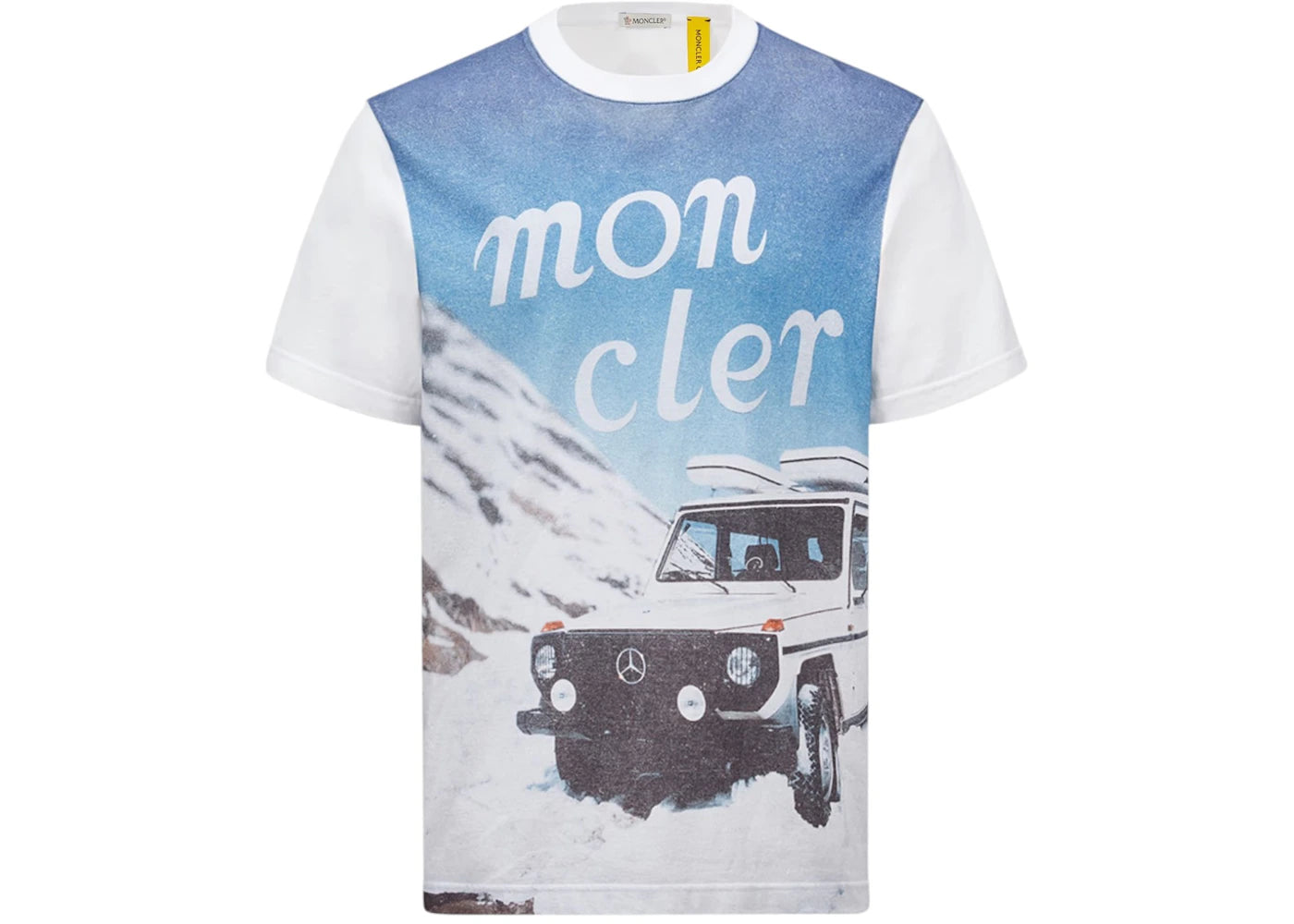Moncler x Mercedes-Benz NIGO Printed Cotton T-Shirt White