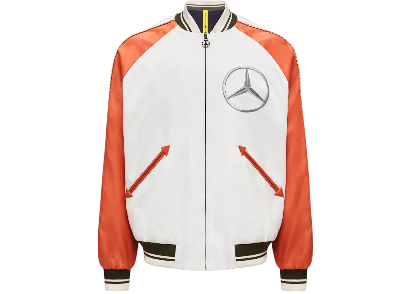 Moncler x Mercedes-Benz NIGO Satet Reversible Satin Bomber Orange