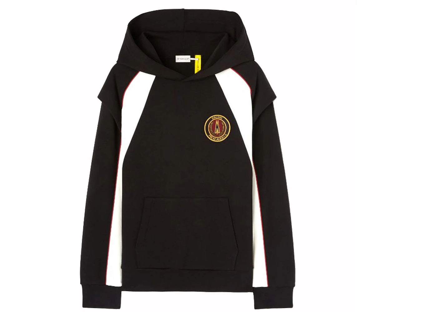 Moncler x Palm Angels Crest Hoodie Black/White