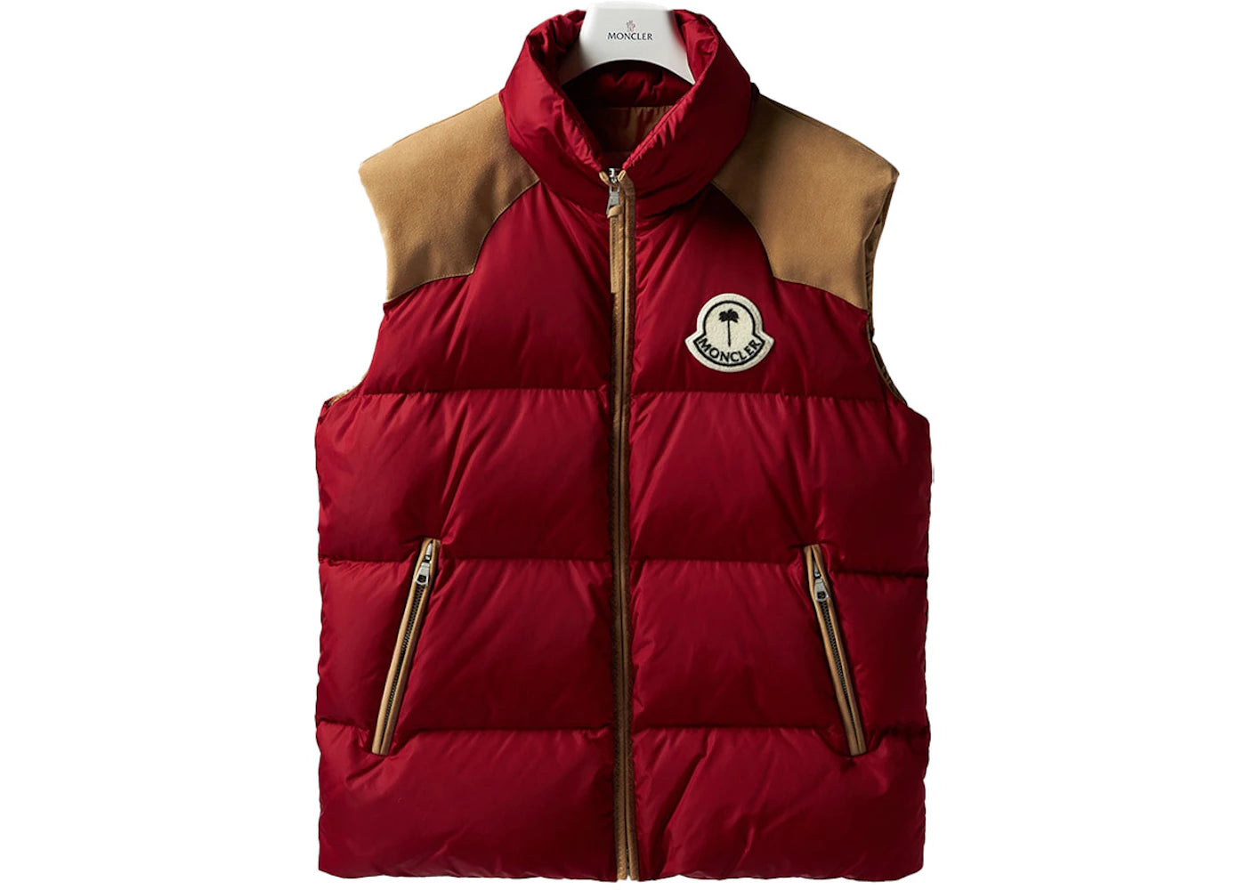 Moncler x Palm Angels Kamakou Vest Red
