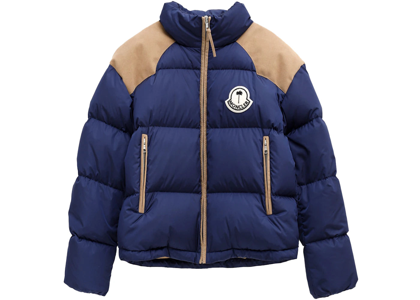 Moncler x Palm Angels Kelsey Jacket Blue Beige