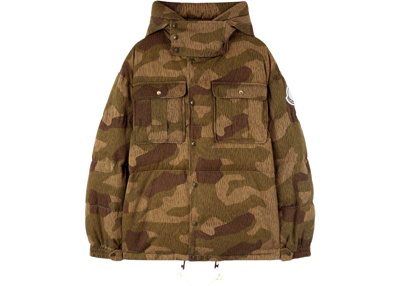 Moncler x Palm Angels Mandelbrot Short Down Jacket Multi