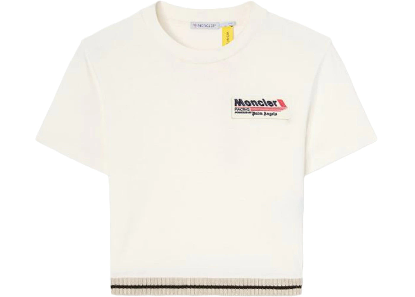 Moncler x Palm Angels Racing Slim T-Shirt White/Black
