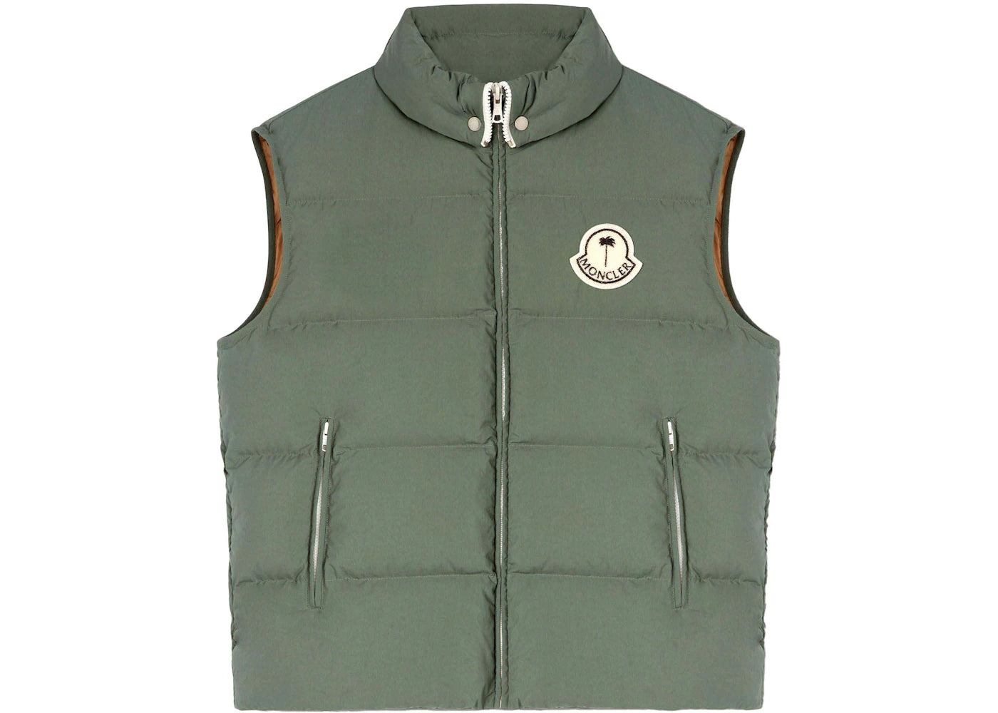 Moncler x Palm Angels Rodmar Down Vest Green