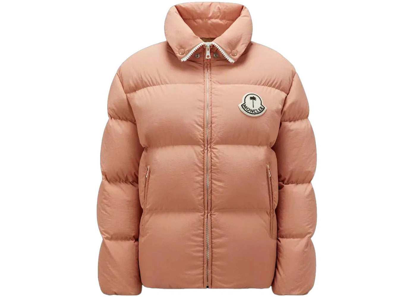 Moncler x Palm Angels Rodmar Short Down Jacket Pink