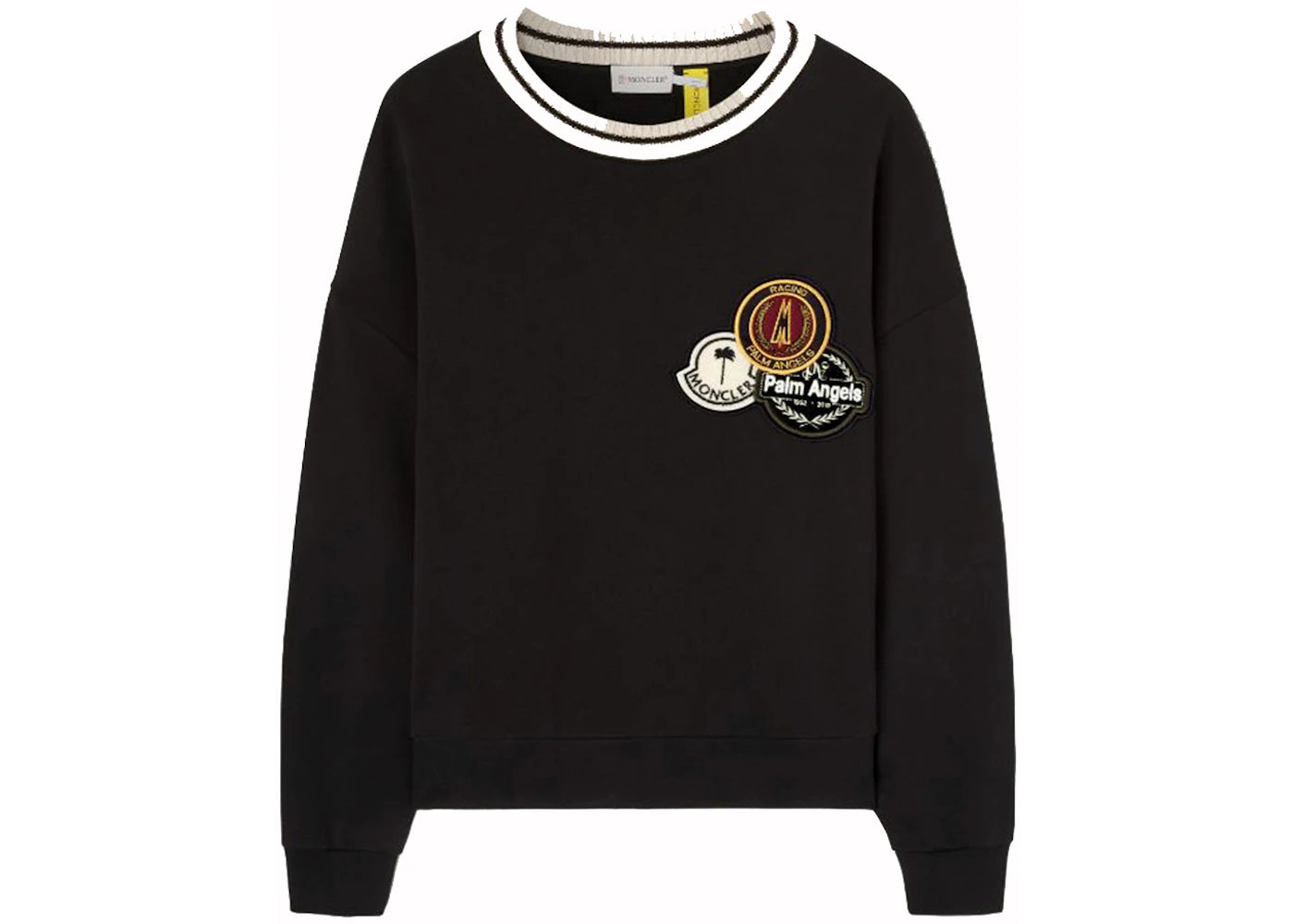 Moncler x Palm Angels Tri-Patch Sweatshirt Black/White