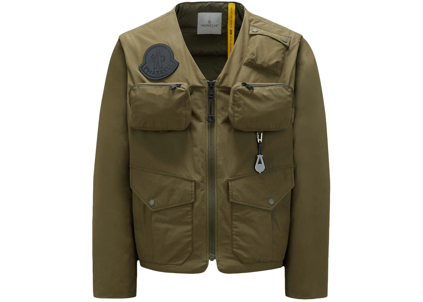 Moncler x Pharrell Maple Short Down Jacket Green