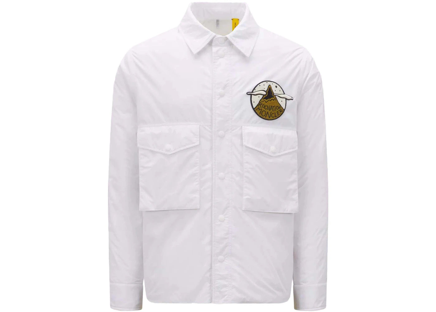 Moncler x Roc Nation by Jay-Z Auriga Down Shacket Optical White