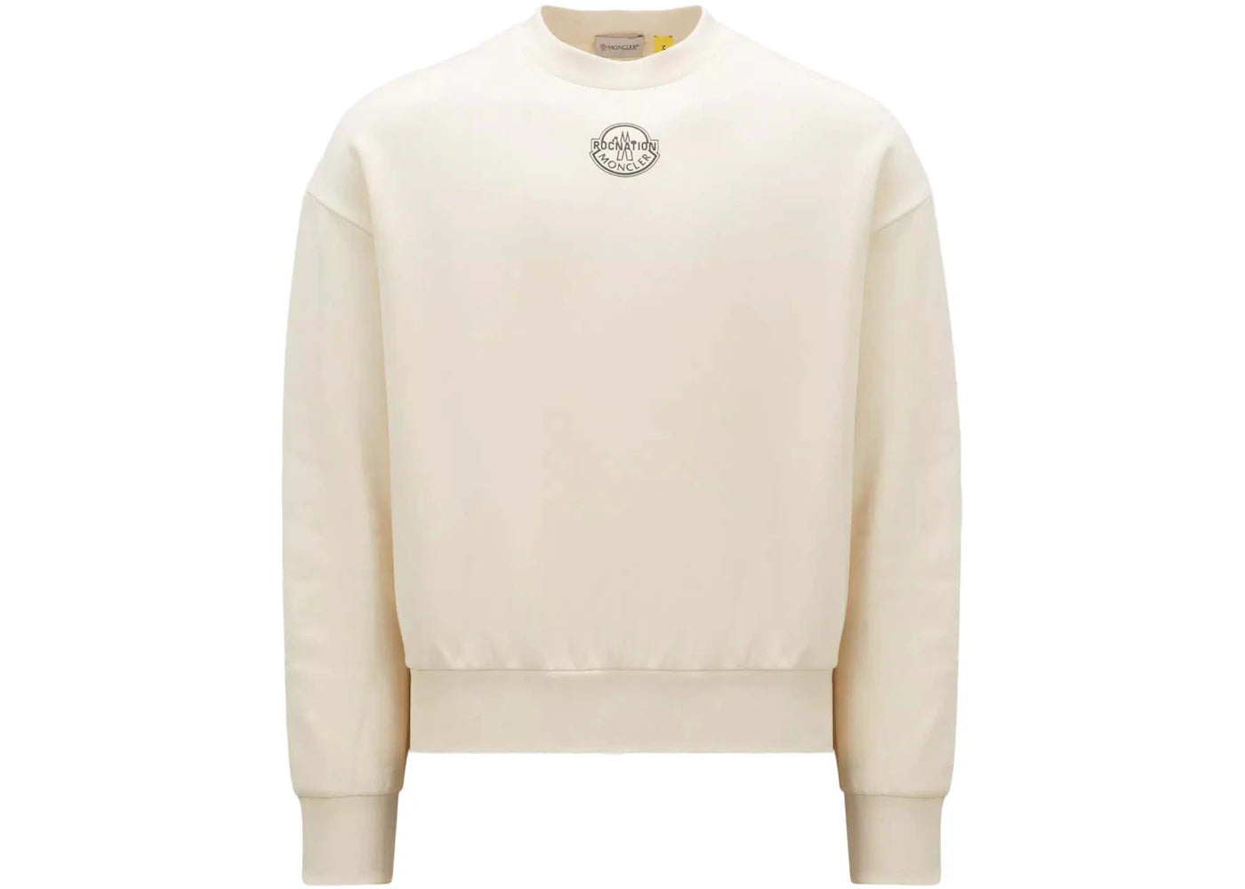 Moncler x Roc Nation by Jay-Z Logo Sweatshirt Off White