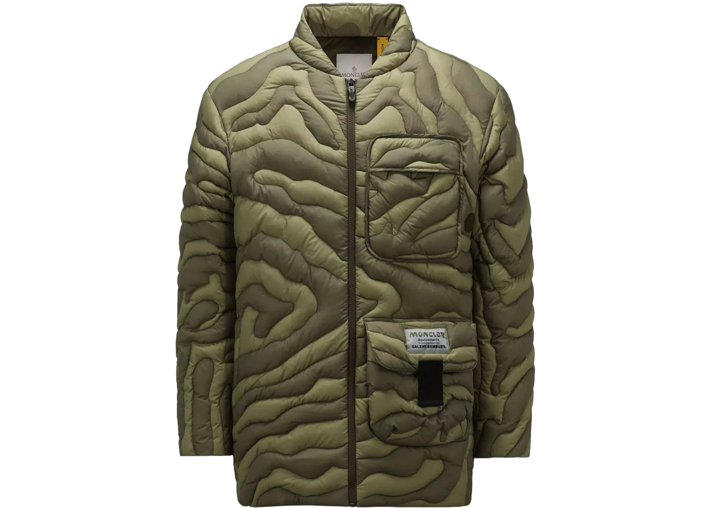 Moncler x Salehe Bembury Peano Short Down Jacket Green