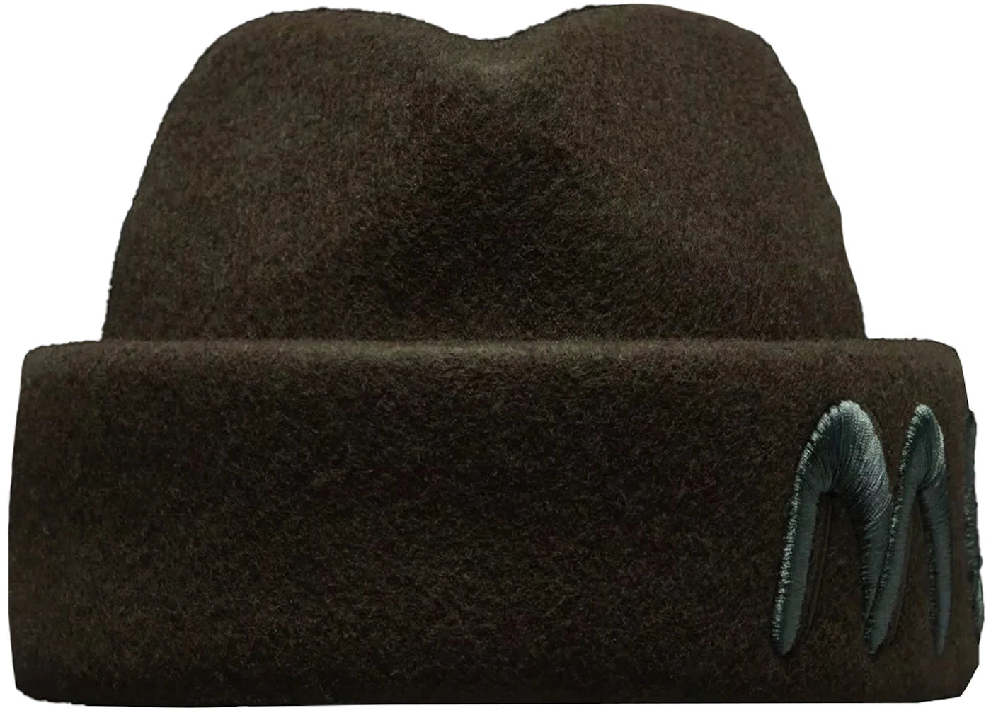 Moncler x Salehe Bembury Wool Felt Beanie Dark Green