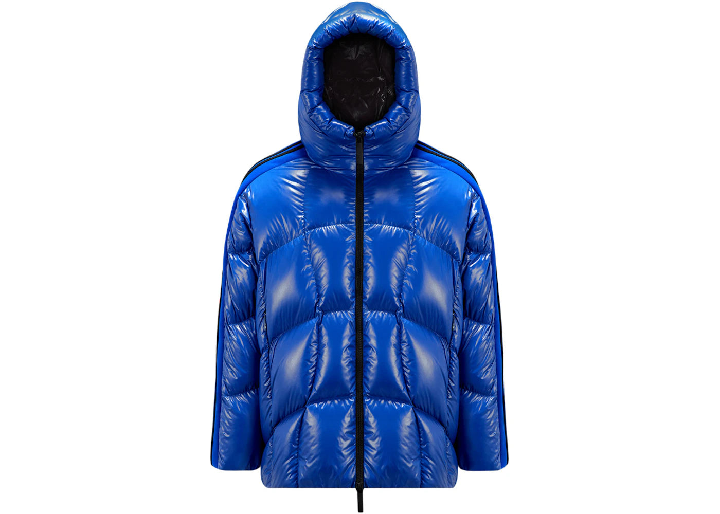 Moncler x adidas Originals Beiser Short Down Jacket Dark Blue