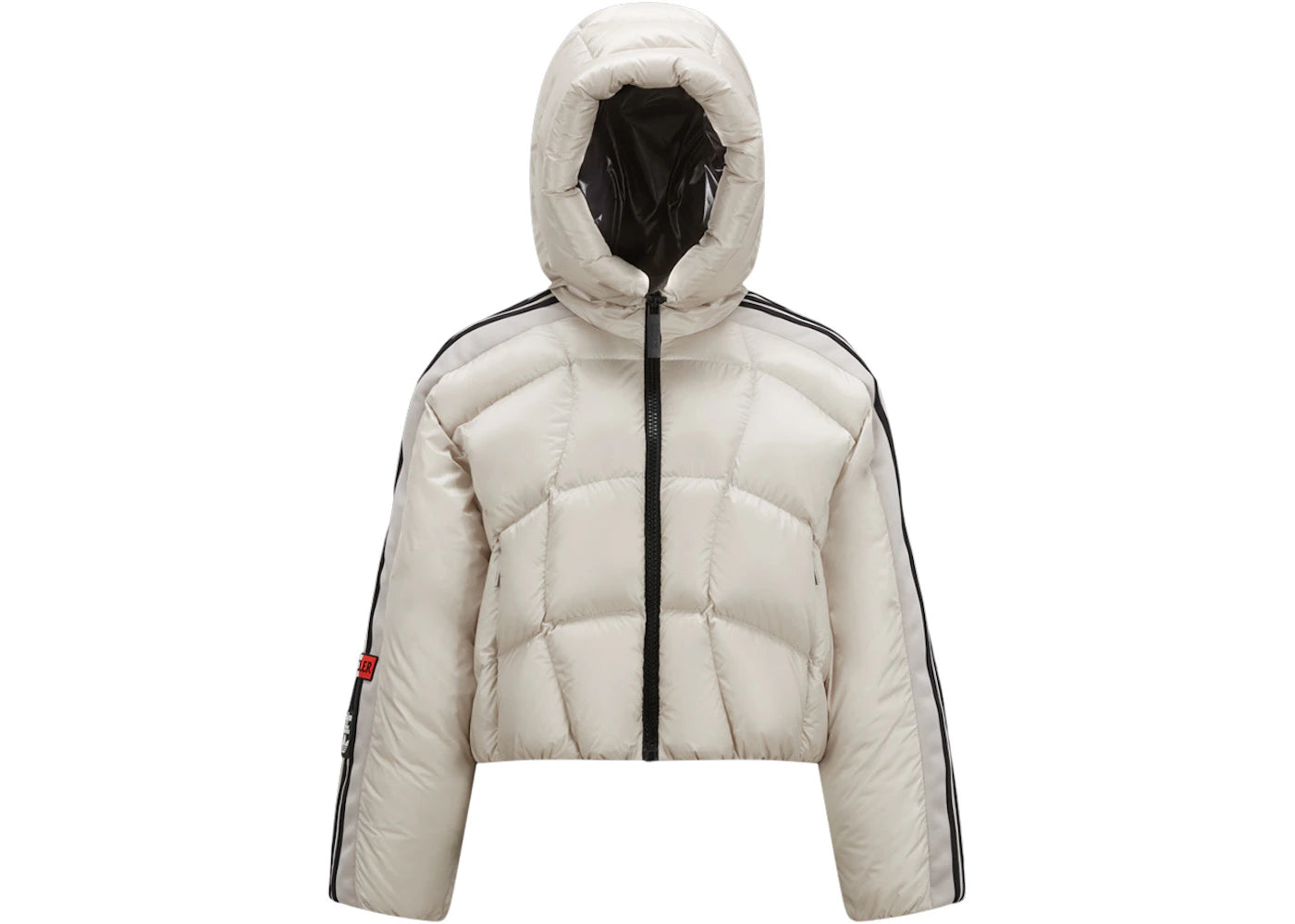 Moncler x adidas Originals Fusine Short Down Jacket White