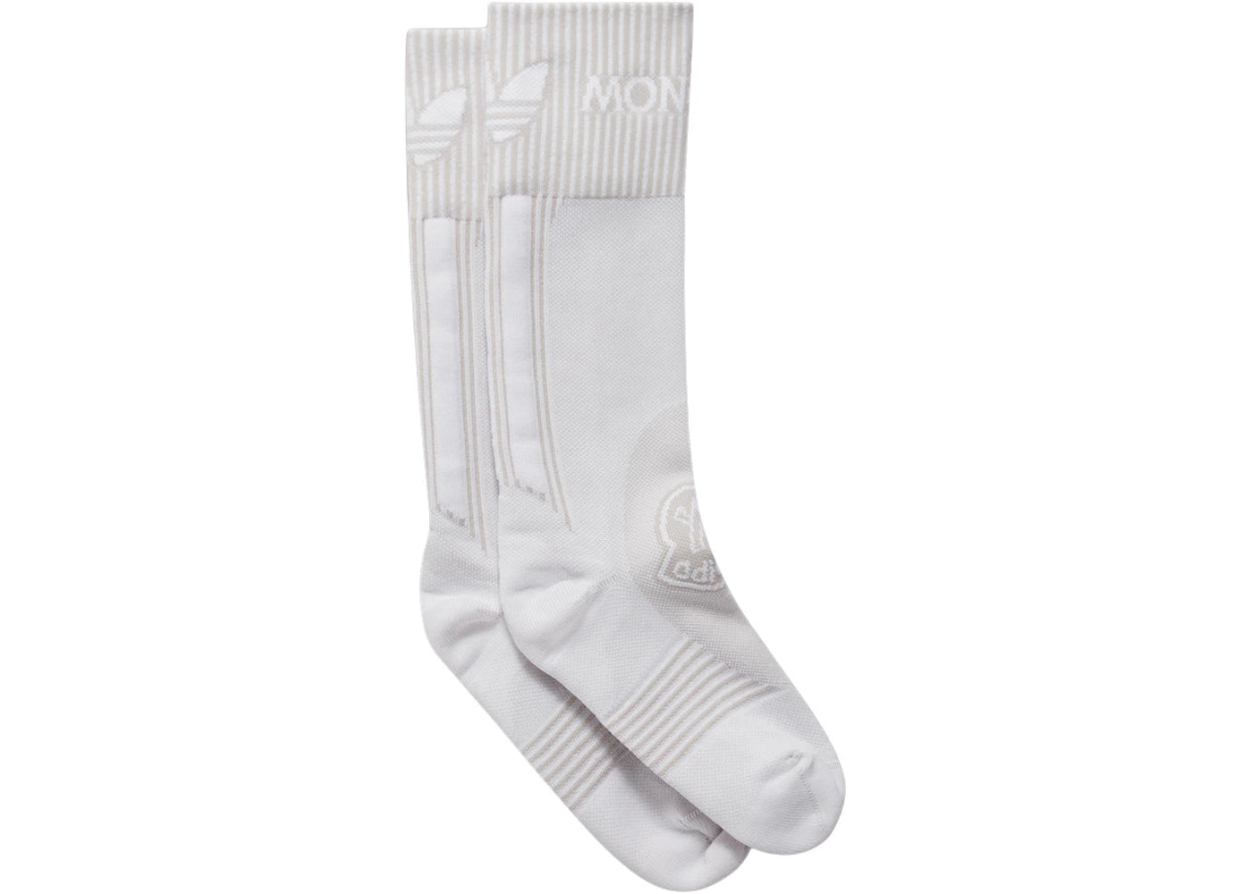 Moncler x adidas Originals Logo Socks Optical White