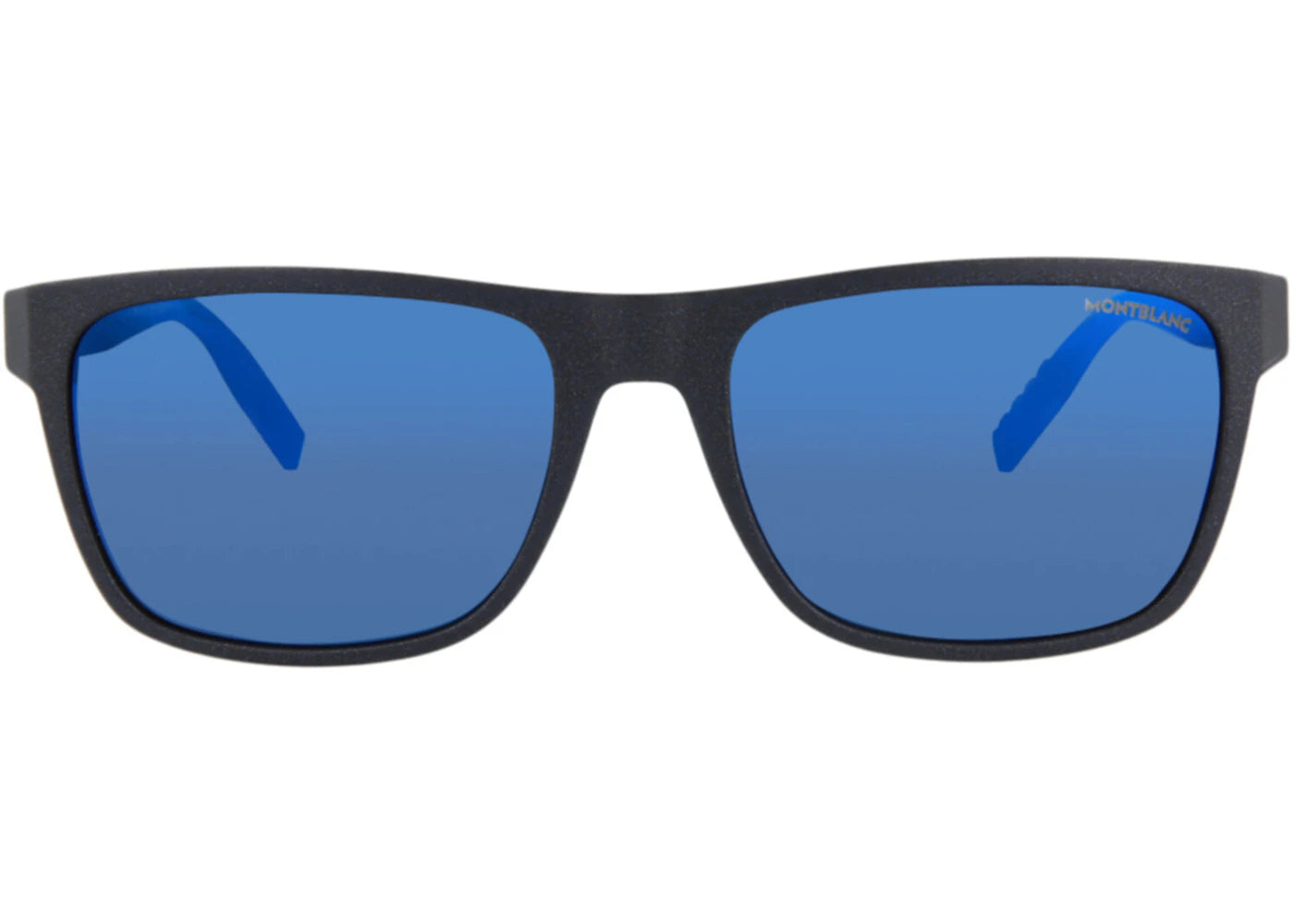 Montblanc Square-Frame Injection Sunglasses Blue Black Blue (MB0209S-30012085-002)