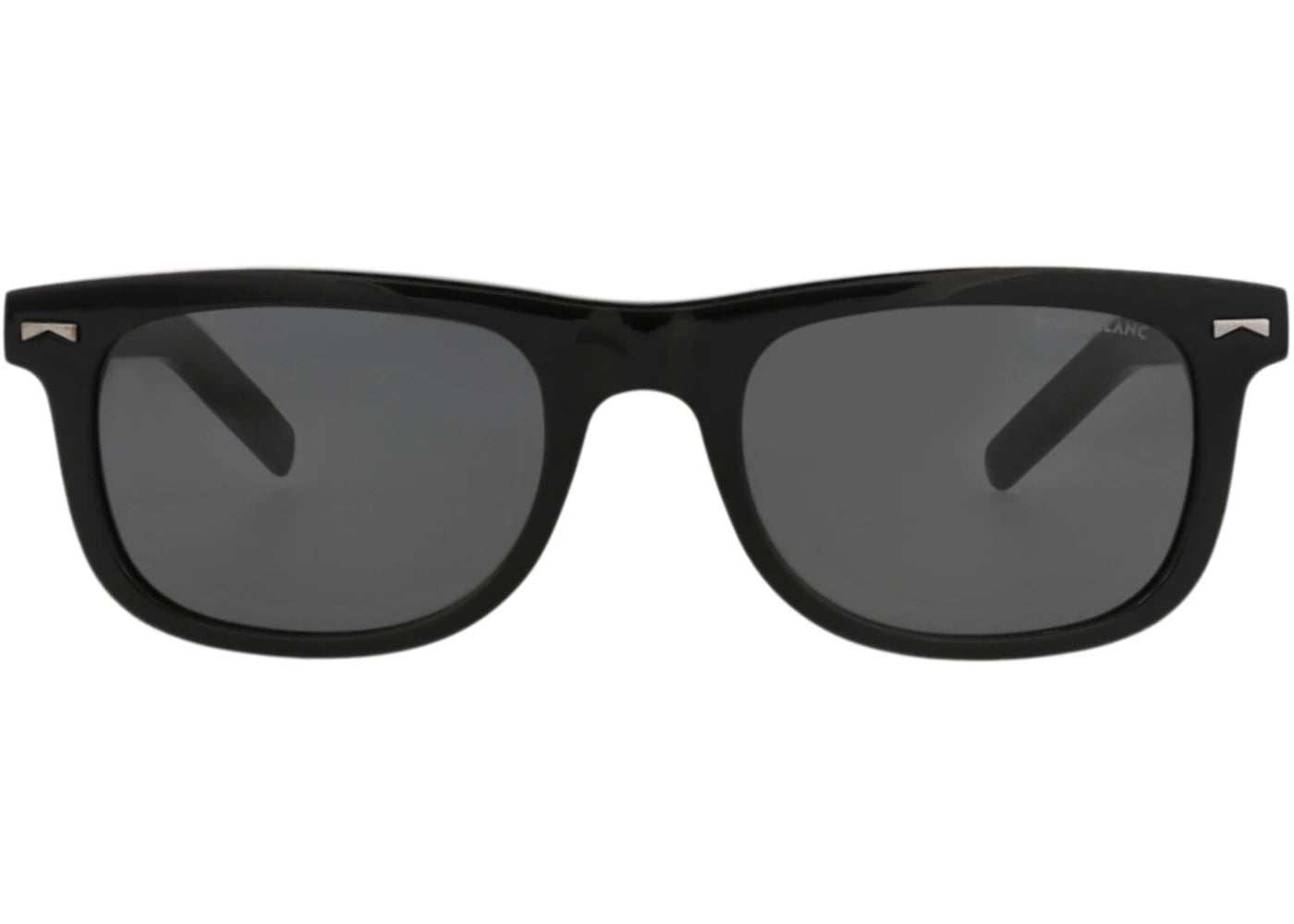 Montblanc Square-Frame Recycled Acetate Sunglasses Black Black Smoke (MB0260S-30014171-001)