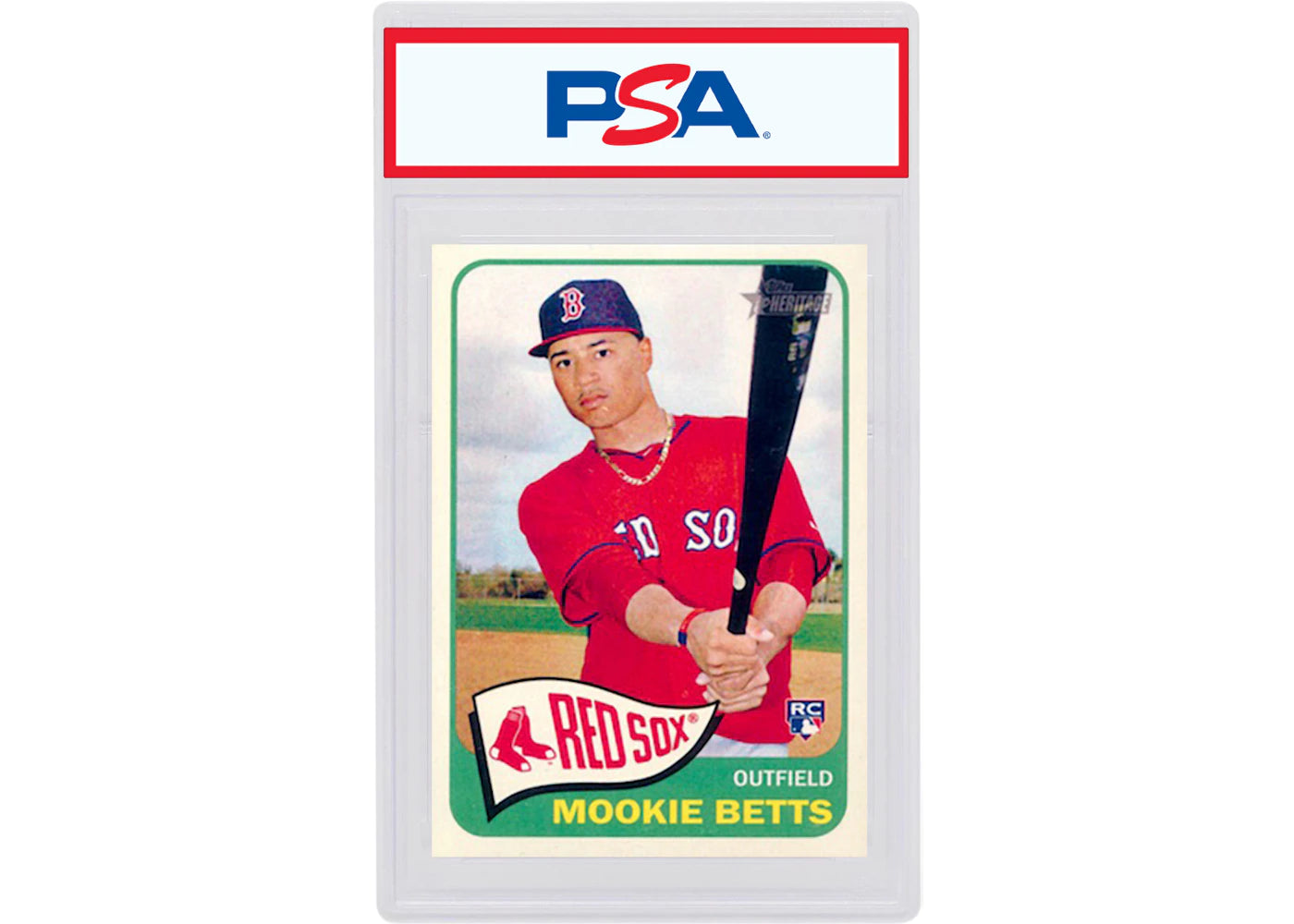Mookie Betts 2014 Topps Heritage Rookie H558 (PSA or BGS Graded)