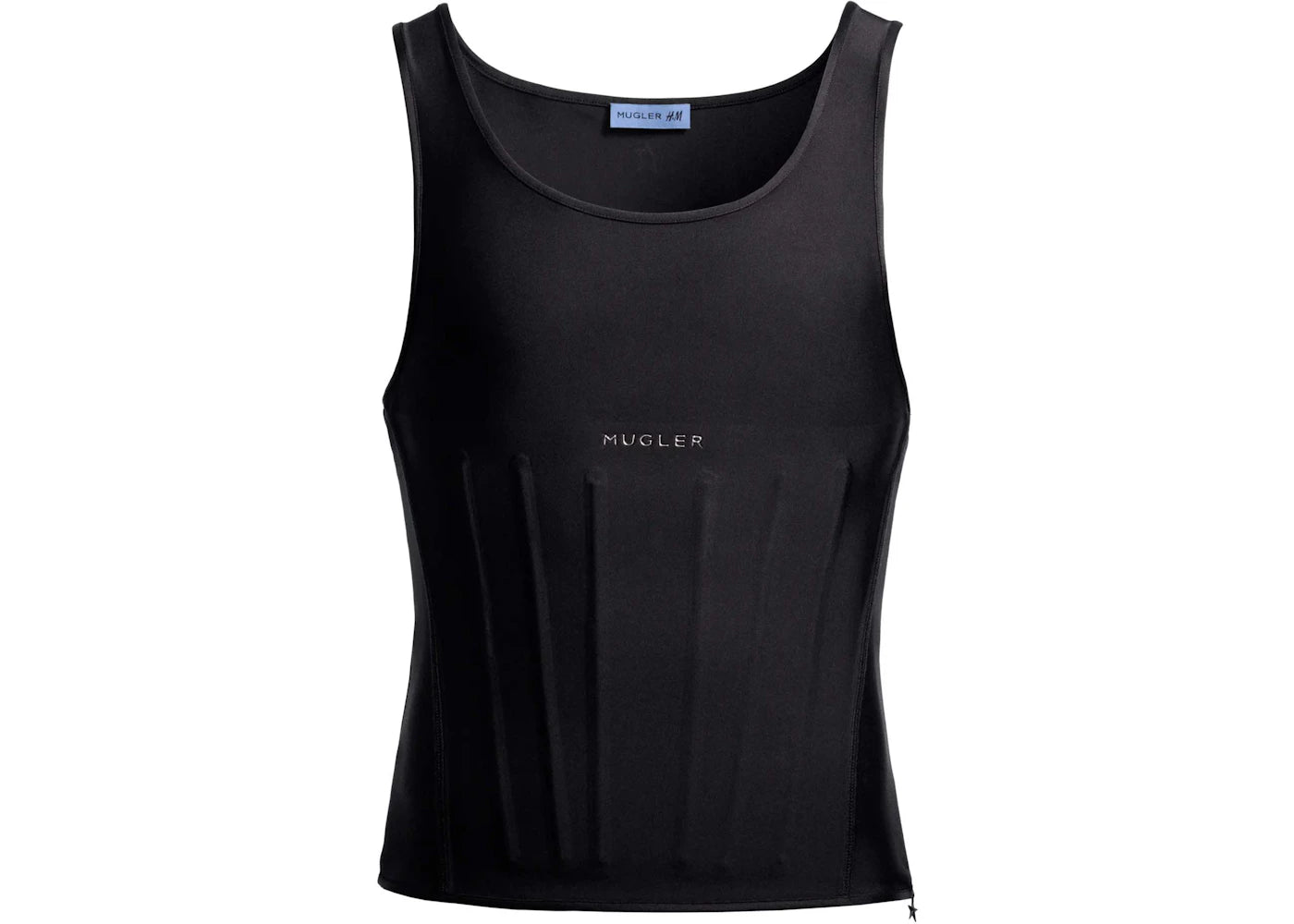 Mugler H&M Corset-Waist Tank Top (Mens) Black