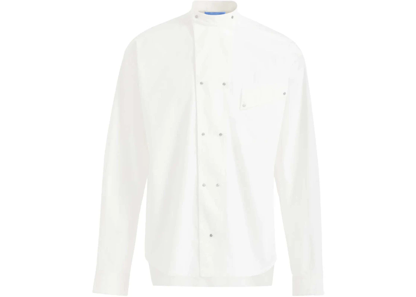Mugler H&M Double-Breasted Poplin Shirt (Mens) White