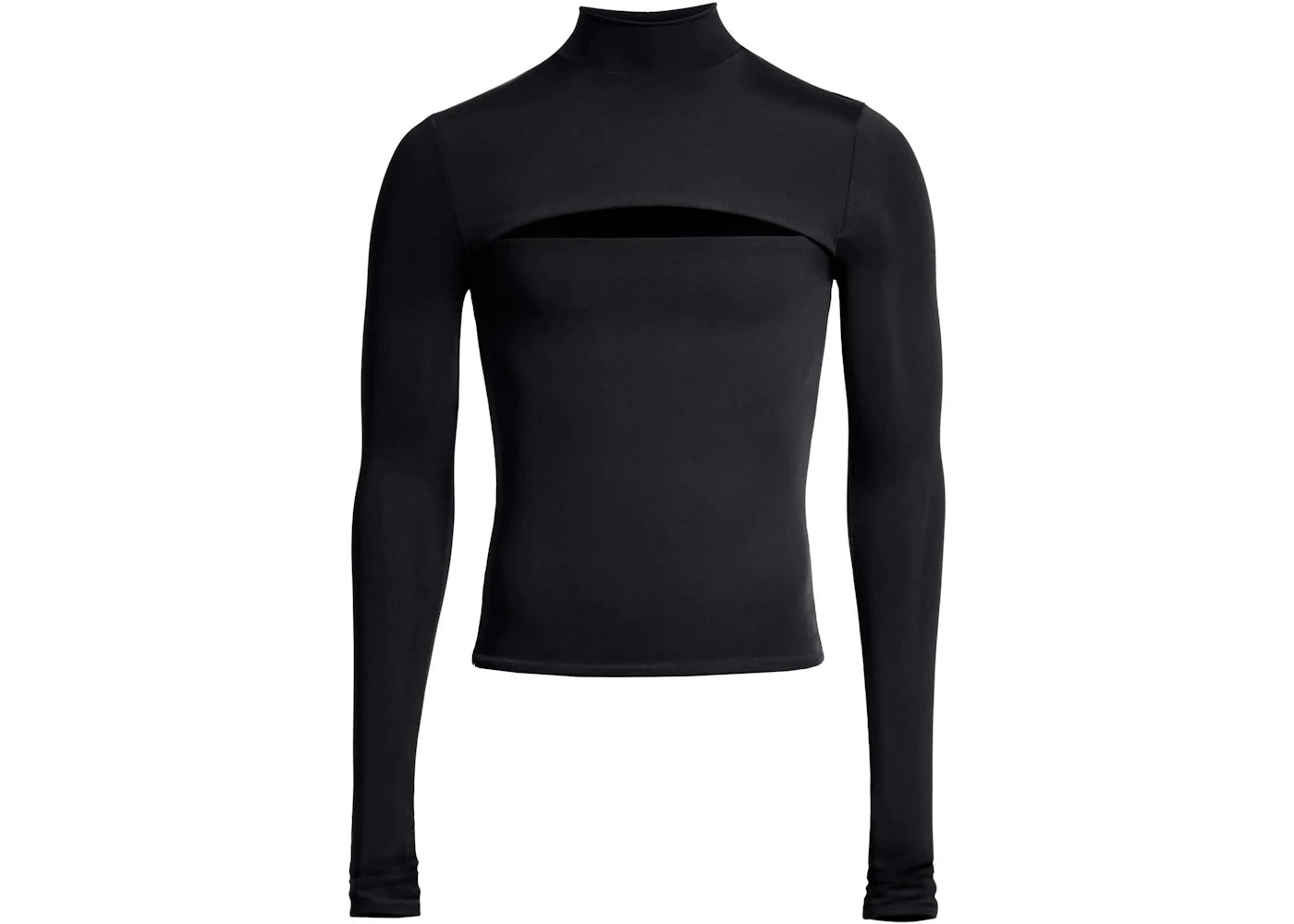 Mugler H&M Jersey Cut-Out Shirt (Mens) Black