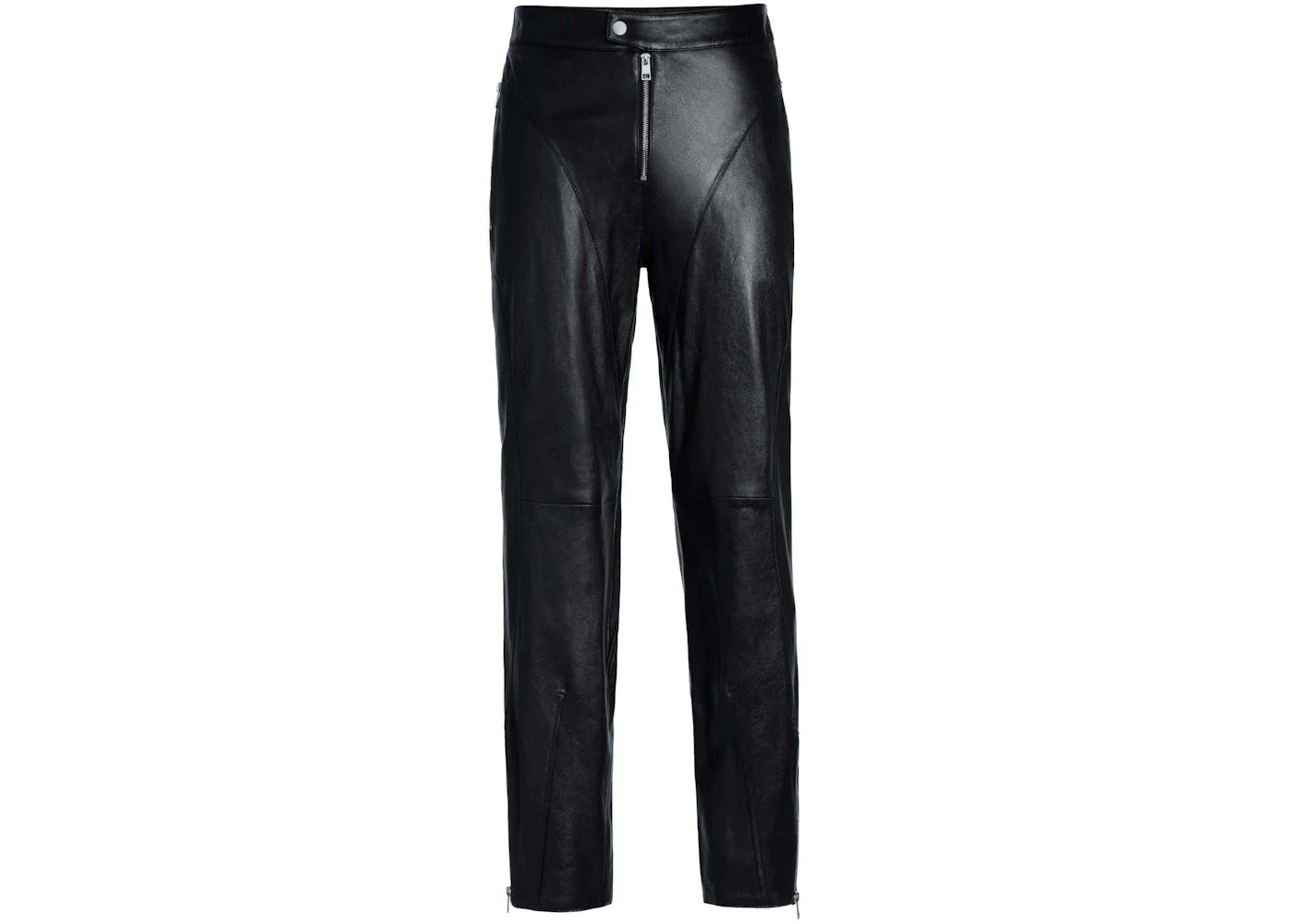 Mugler H&M Leather Biker Pants (Mens) Black