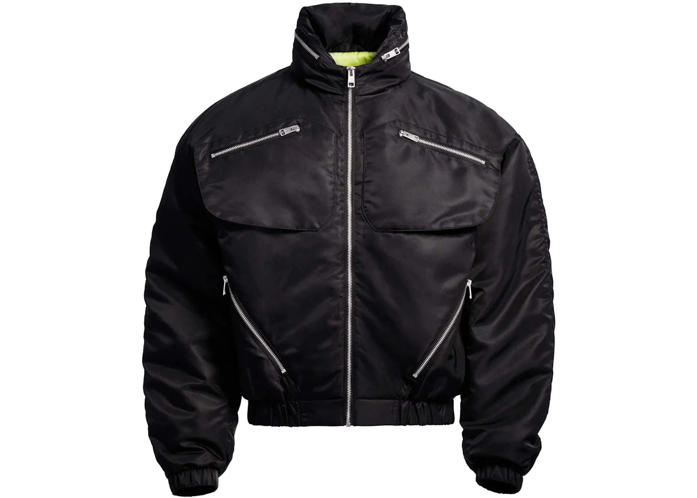 Mugler H&M Nylon Parachute Jacket (Mens) Black