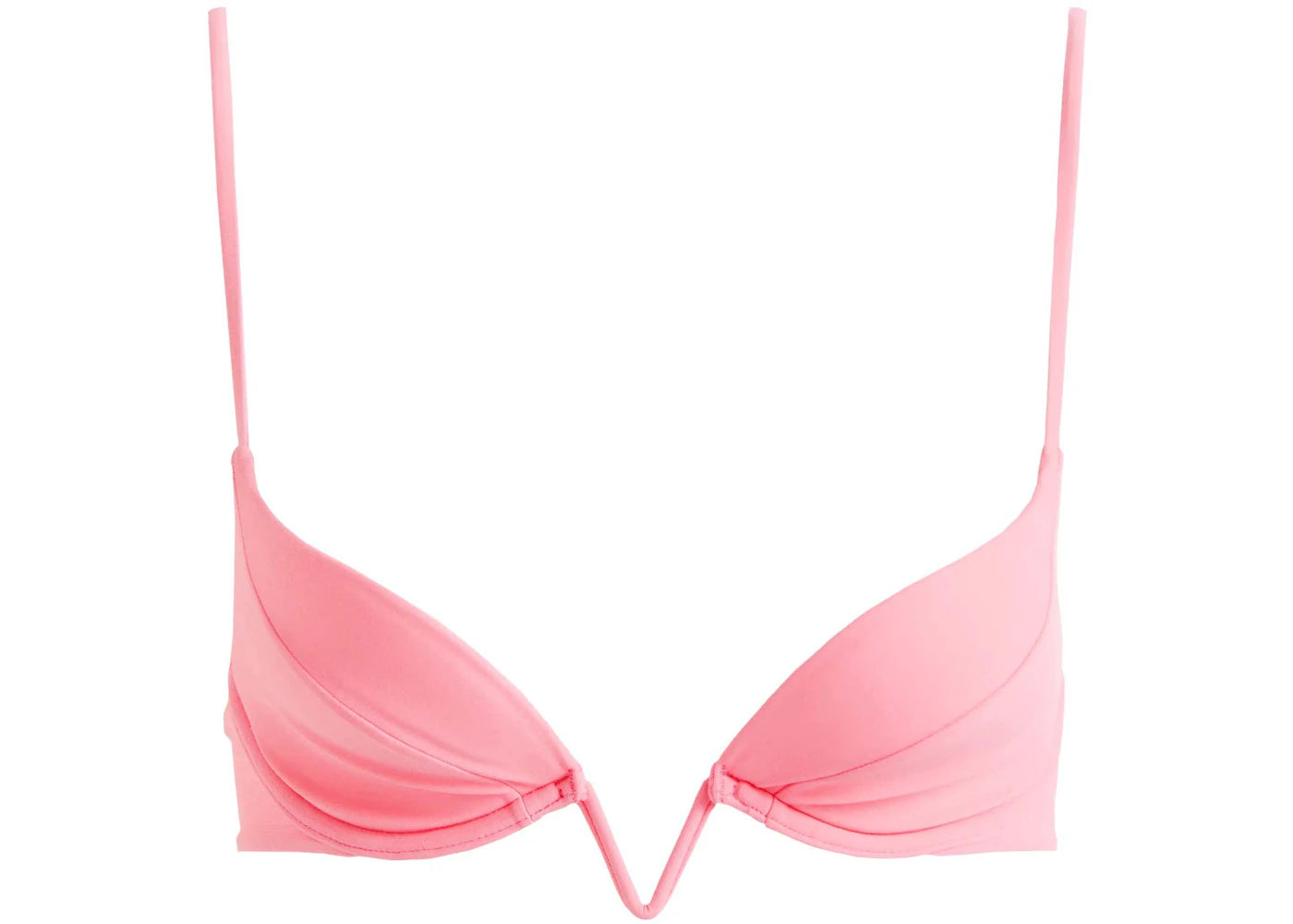Mugler H&M Padded Bikini Top Pink