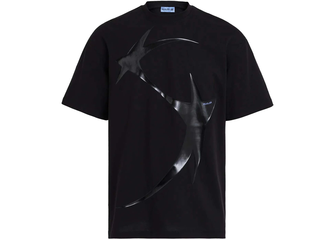 Mugler H&M Printed T-shirt (Mens) Black