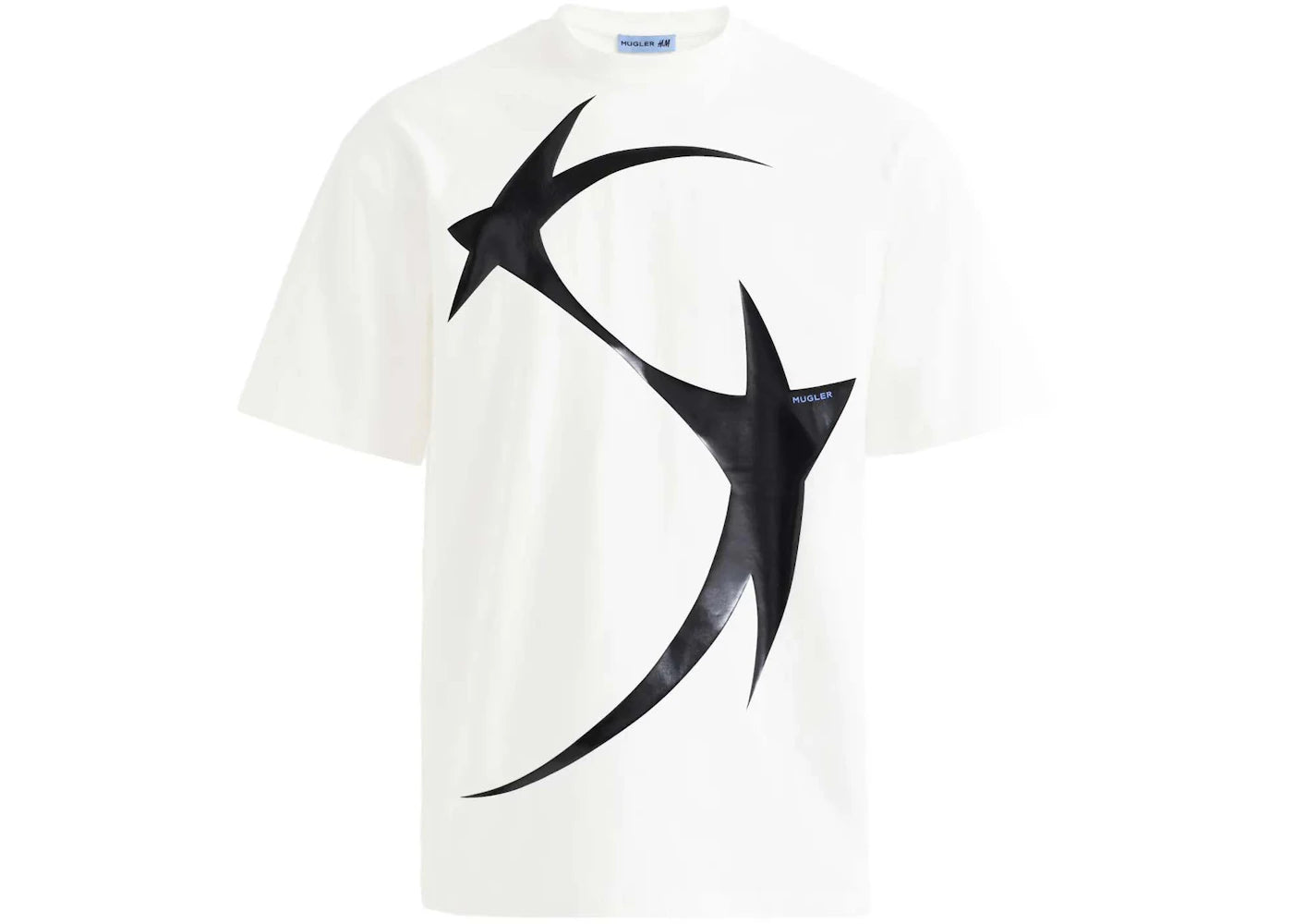 Mugler H&M Printed T-shirt (Mens) White