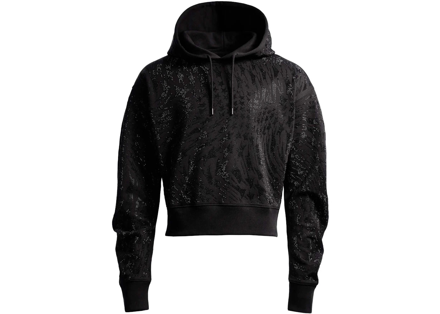 Mugler H&M Rhinestone-Embellished Hoodie (Mens) Black