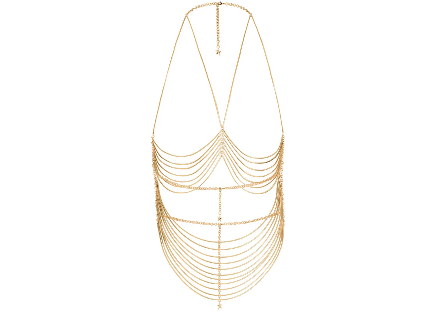 Mugler H&M Body Jewelry Gold-colored