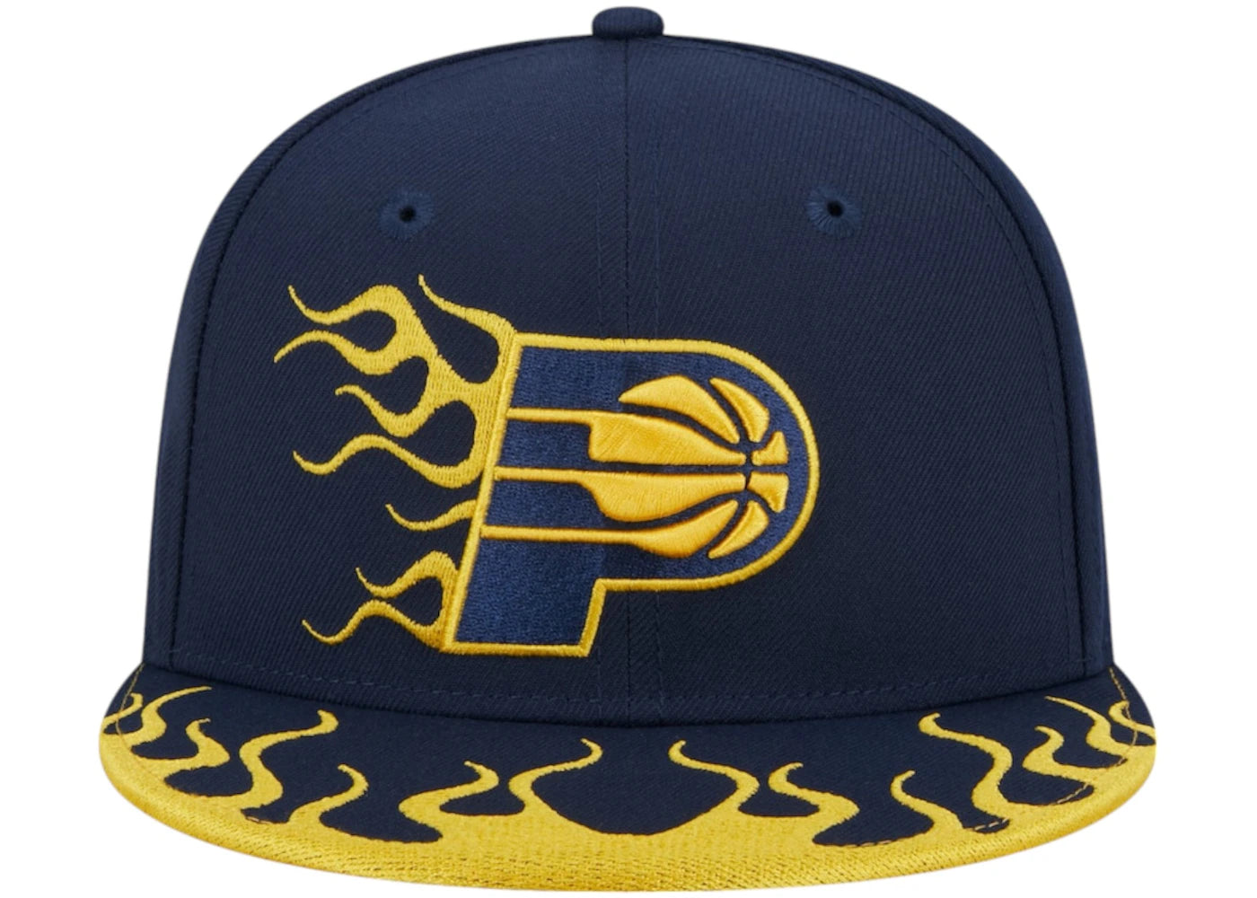 NBA Indiana Pacers New Era Rally Drive Flames 9Fifty Snapback Hat Navy