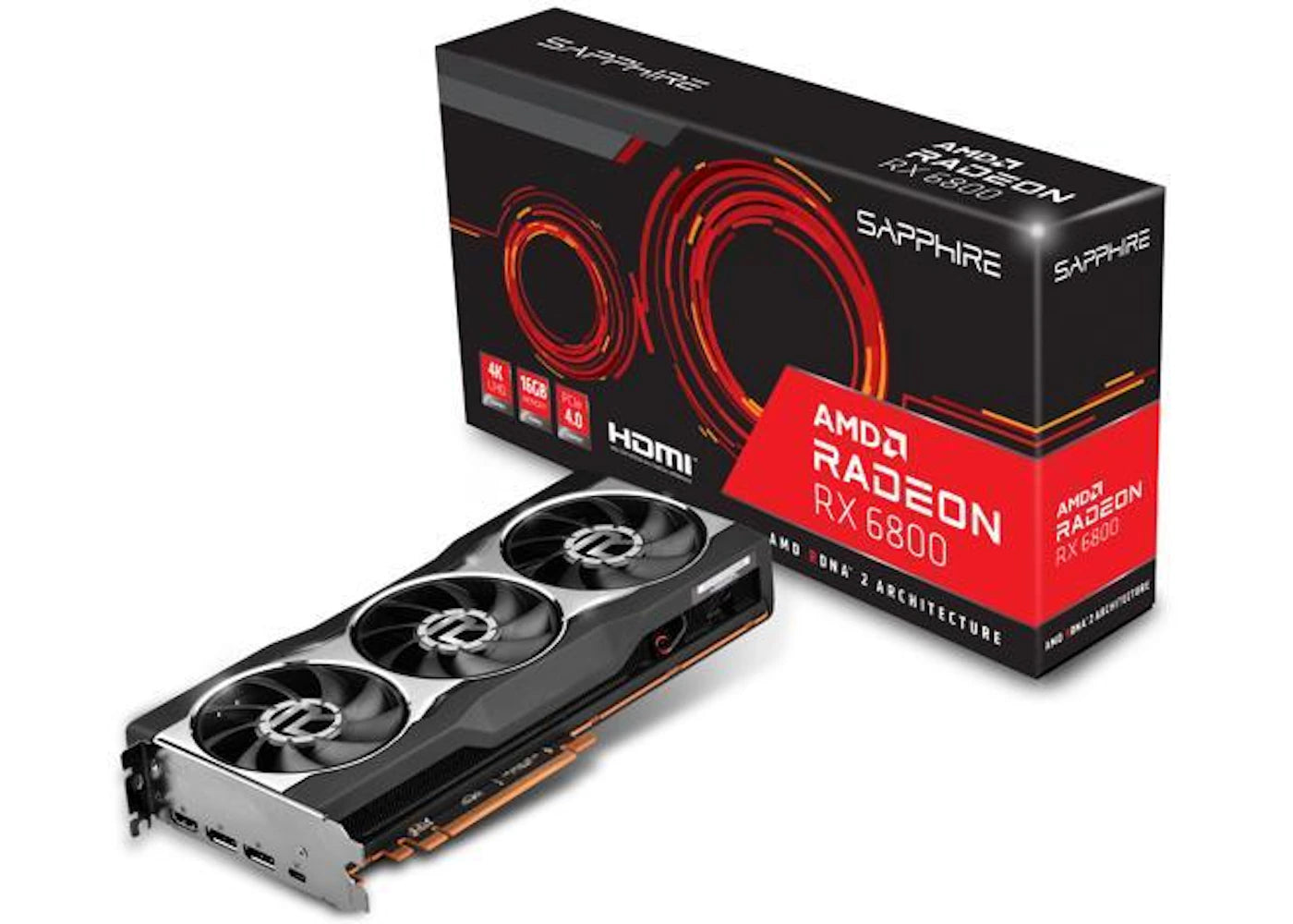 AMD Sapphire Radeon RX 6800 Graphics Card (21305-01-20G)