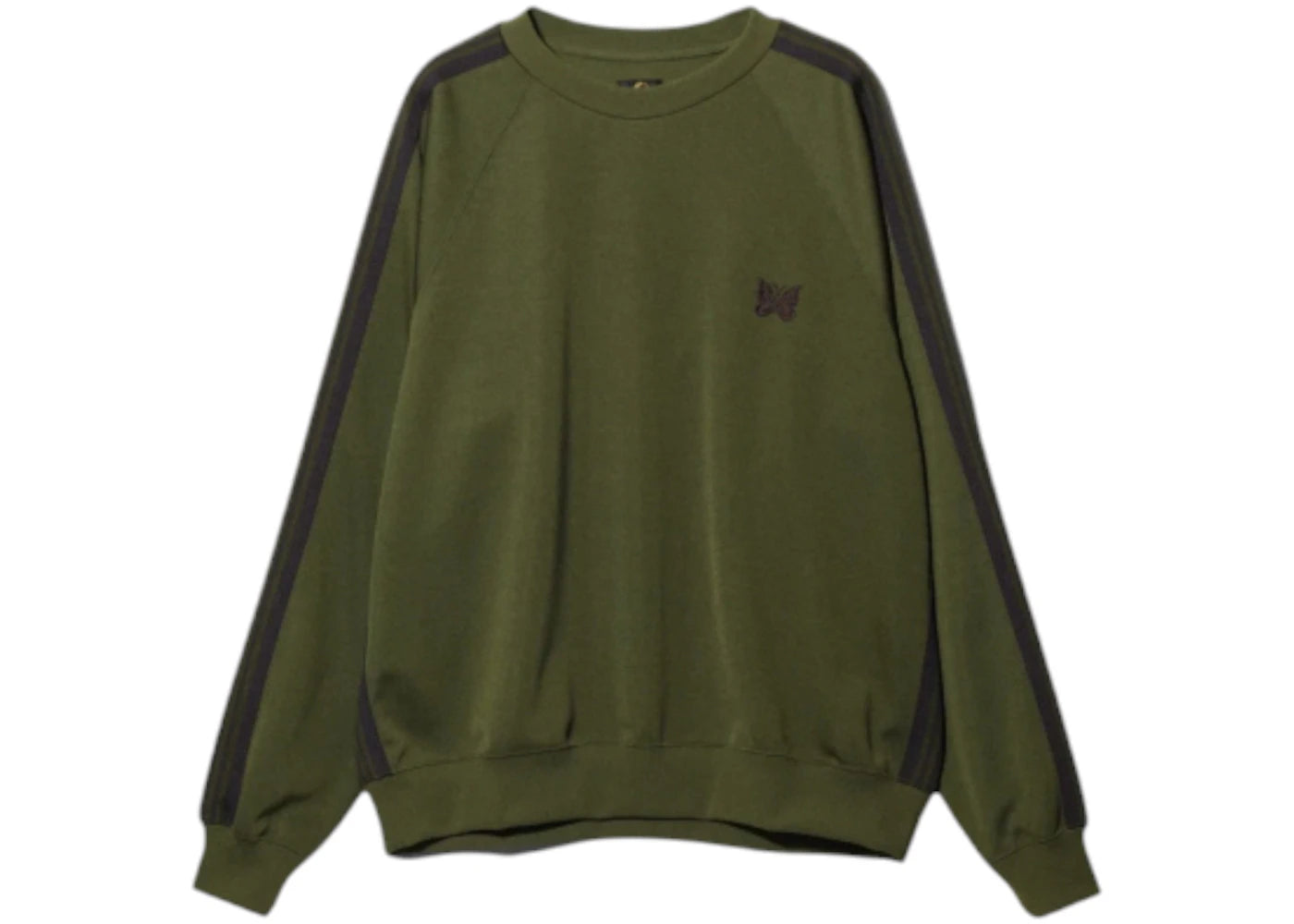 Needles Track Crewneck Olive