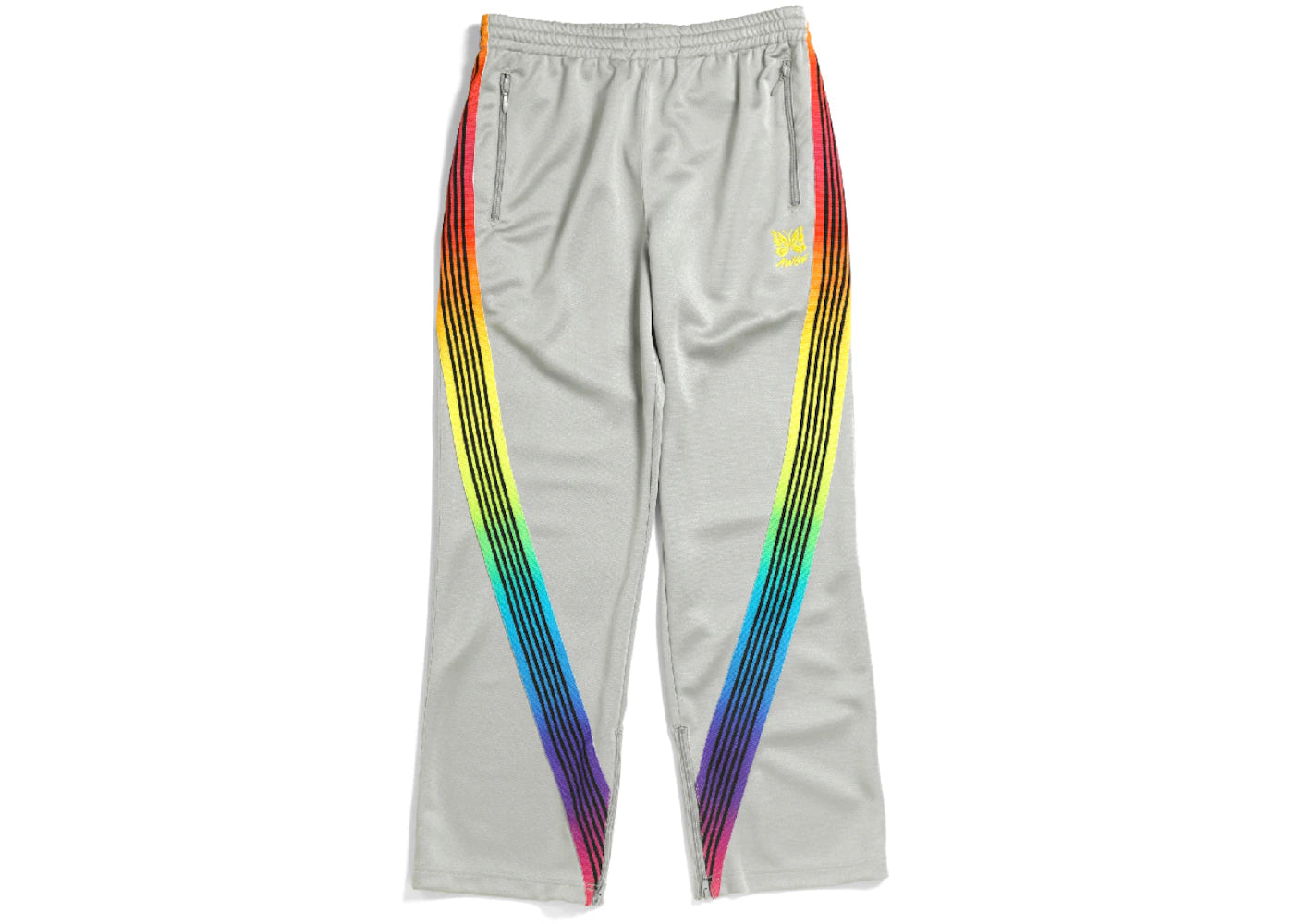 Needles x AWGE Zipped Track Pants Grey